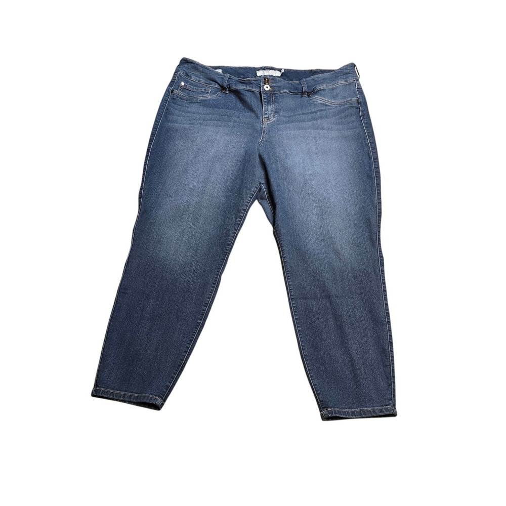 Torrid Women's Denim Mid-Wash Button High Rise Jeggings 26R or 4X